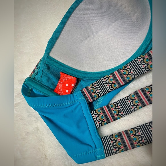NWT Red Carter Bandeau Bikini Top with removable straps XS - Picture 4 of 5